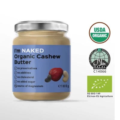 NAKED Organic Cashew Butter 180 g