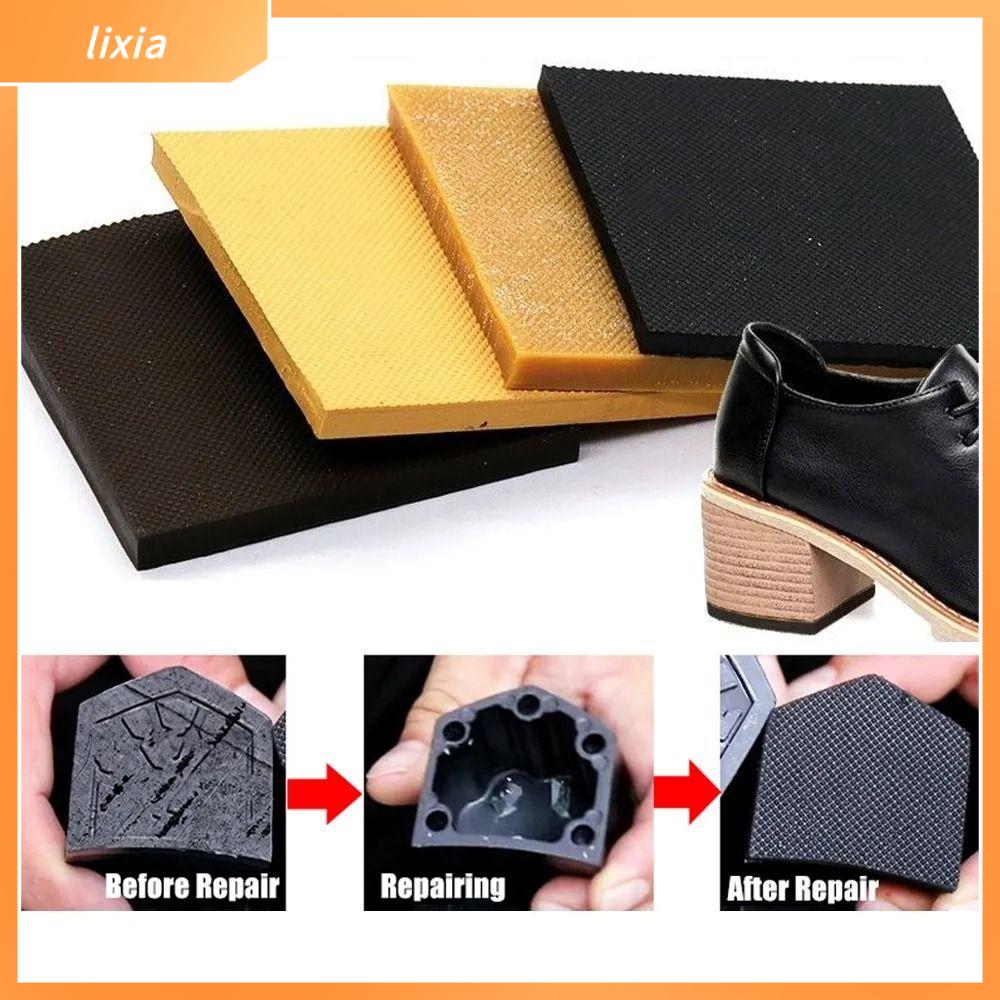 LIXIA Vật liệu sửa chữa Sửa giày Đế tự làm Chống trượt Thay thế đế ngoài Bền Im lặng Bảo vệ đế cao su Xăng đan cao gót