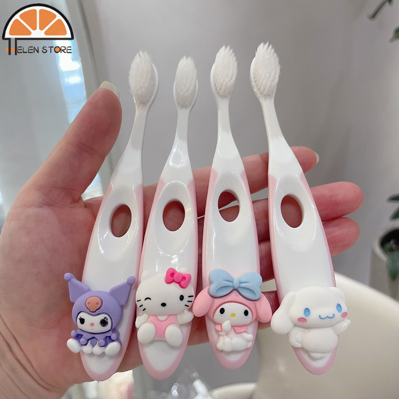 HS Sanrio hoạt hình dễ thương bàn chải đánh răng cho bé làm đẹp lông 1