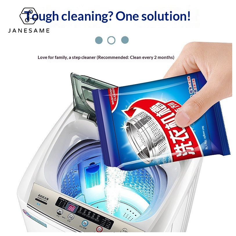 Máy giặt mạnh mẽ trống sạch hơn cho tải hàng đầu và máy tải phía trước-Làm sạch sâu, loại bỏ vôi và mùi