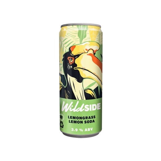 Wildside Lemongrass Soda 330ml