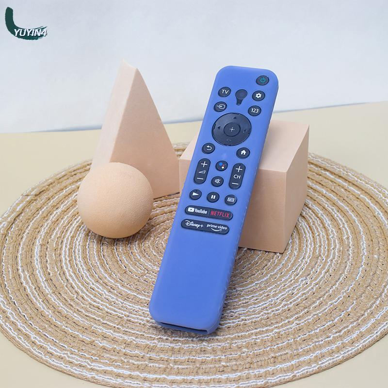 YUYIN4 Silicone điều khiển từ xa trường hợp Đối với Sony RMF-TX800U C P T 900U bằng giọng nói từ xa thông minh TV điều khiển từ xa Chống bụi Bìa tay áo
