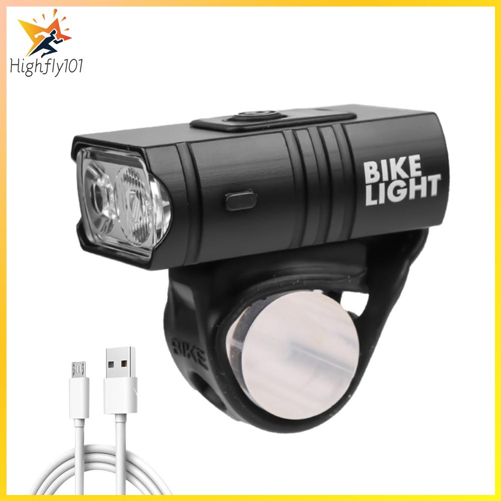 อุปกรณ์จักรยาน หมวกกันน็อค ไฟท้ายจักรยาน HOSPORT จัดส่งในกรุงเทพฯไฟจักรยาน LED 10W 800LM 6 โหมด USB ไฟด้านหน้า MTB ชาร์จได้