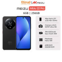 Điện Thoại Meizu Mblu 22 Pro NFC (6+8)/256GB l Mediatek Helio G81 l Màn Hình 6.79″ HD+ 120Hz l Pin 5000mAh