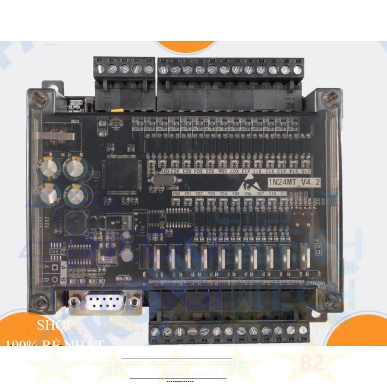TH FANCO Mitsubishi GX Works2, Bộ Lập Trình PLC FX3U 32MR FX3U-48MR FX3U-48MT 32MT 14MR RS232 RS485 RTC 6AD2DA FK3U FX1N - FX1N-24MT FK