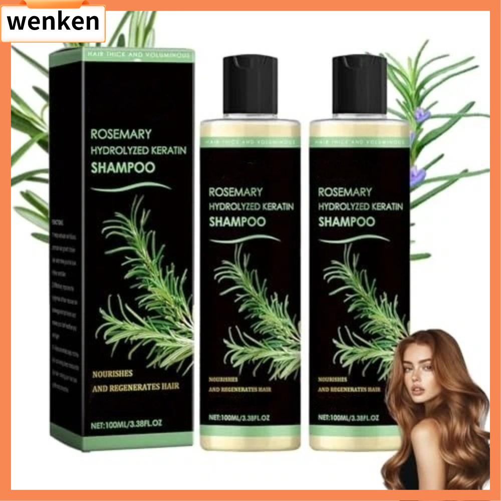 WENKEN Chống gàu Dầu gội kích thích mọc tóc hương hương thảo Đầu da dịu nhẹ Công thức tăng độ phồng Dầu gội hương hương thảo hữu cơ Sửa chữa tóc chẻ ngọn Dầu gội keratin thủy phân Dành cho nam và nữ