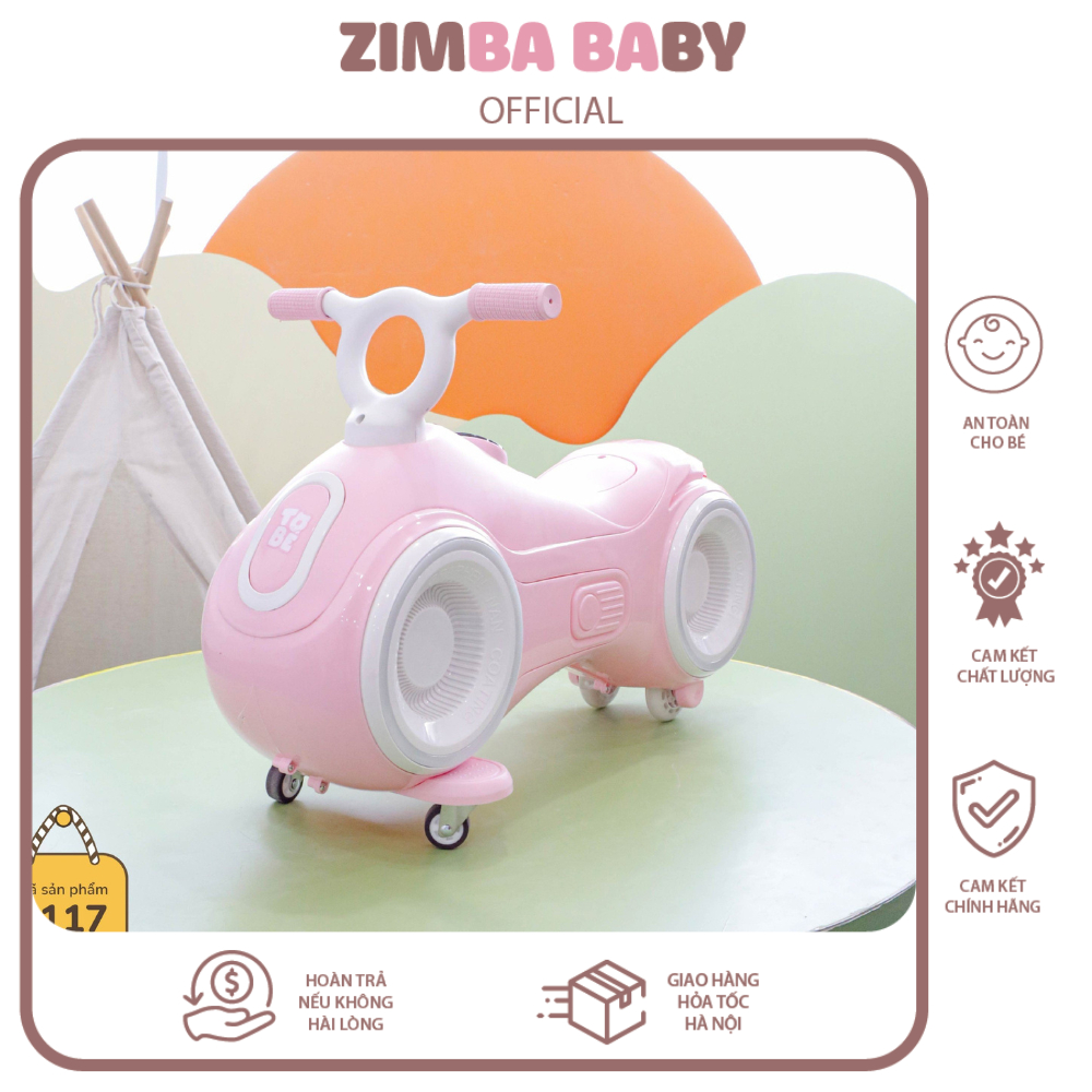 XE CHÒI CHÂN ĐA NĂNG TRONIE TOBÉ CHO BÉ XE THĂNG BẰNG CÓ NHẠC ĐÈN LED VUI NHỘN ZIMBABABY