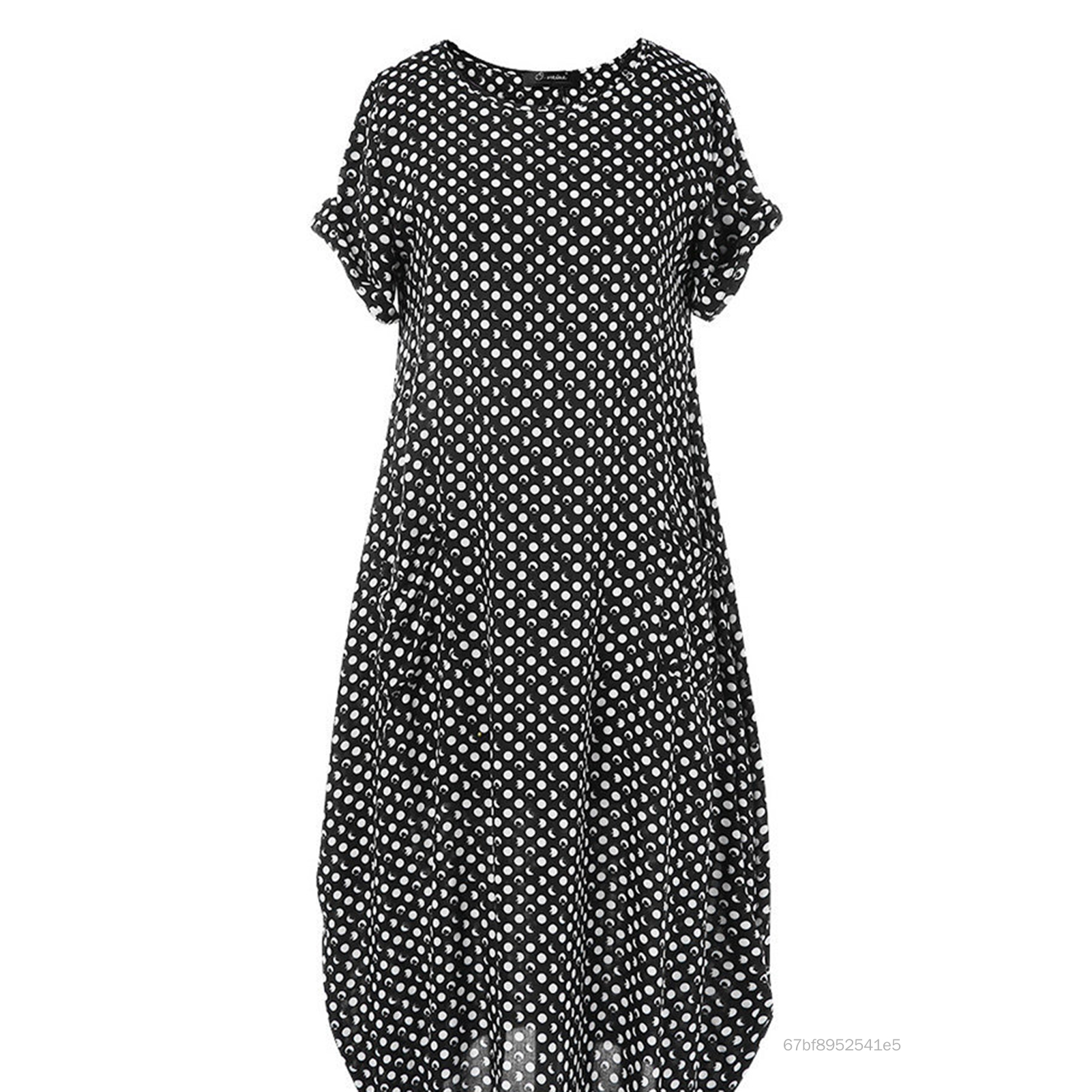 Women Casual Summer Dress Skin-friendly Dress Pullover Flowy Dress S-5XL Size for Girl Woman 5LA-ljj-VN - 2