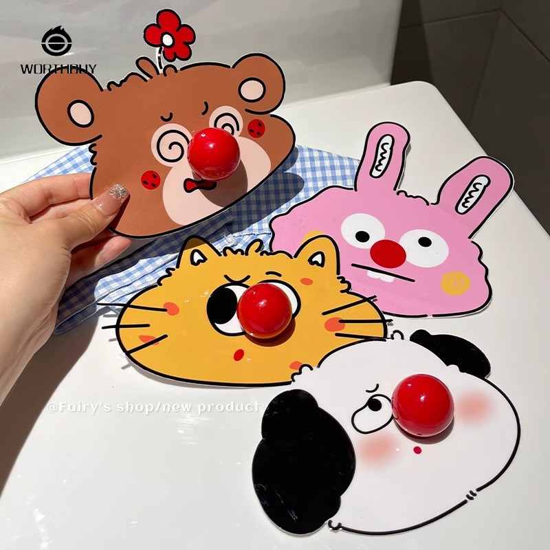 Dễ thương phim hoạt hình Nắp toilet nâng lên cho nhà phòng tắm, không có tay lật Bìa công cụ