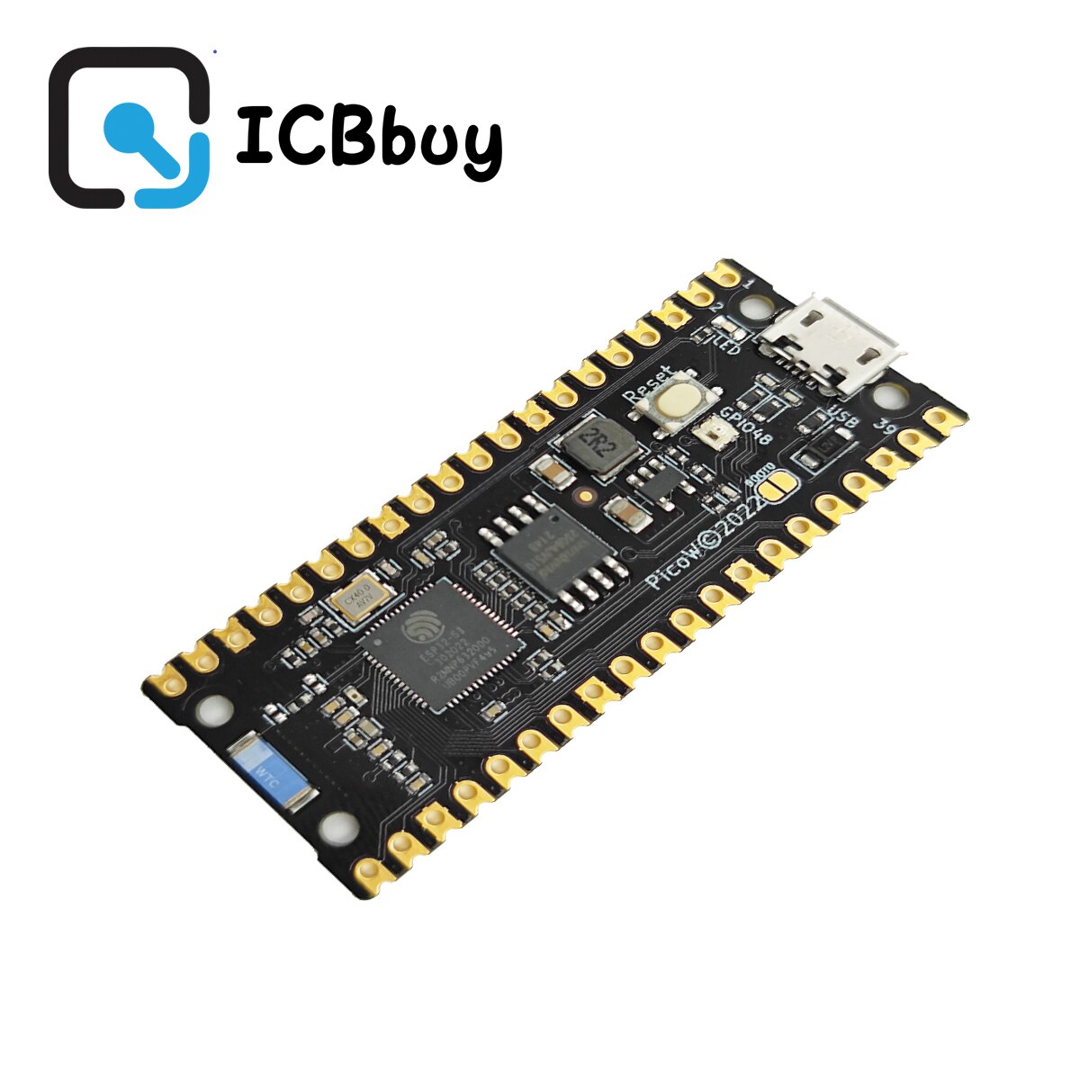 Banana Pi BPI-Pico W-S3 Low-Powered Microcontrollers for IoT Development Board Leaf ESP32 S3 Size Same as Raspberry Pi Pico