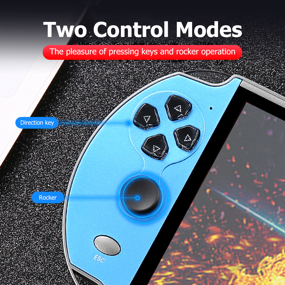 X12 Plus Handheld Game Console 10000 Games 7.1inch HD Screen Handheld Game Players Support TV Output Gift for Kids Adult - ยี่ห้อ Logitech ราคา 1,832 บาท*ส่งฟรี
