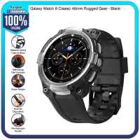 Ringke for Samsung Galaxy Watch 8 Classic 46mm Rugged Gear Black Hitam Case No Yellowing Thin Fit Slim Armor Tough Rugged PC TPU Cover Melindungi Layar Kamera Protect Screen Anti Slip Tahan Banting Softcase Tipis Shockproof Full Cover Bumper
