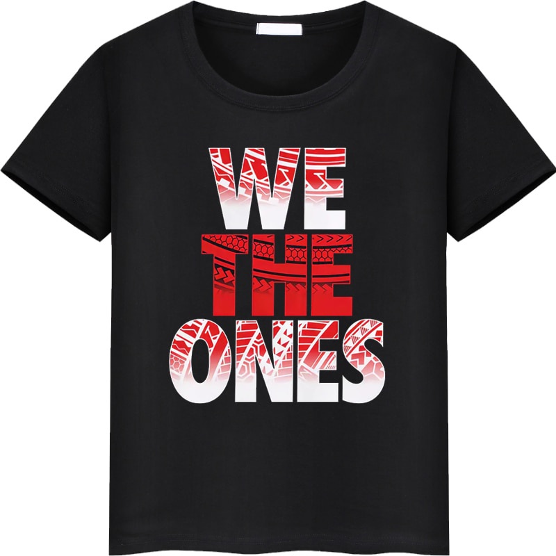 The Bloodline Roman Reigns T-Shirt Pro Wrestling The Usos We the Ones Summer Cotton Short Sleeve t shirt cotten tee