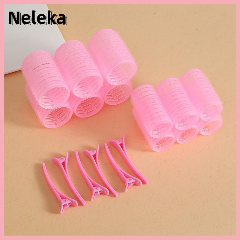 【Neleka】💖【HOT SALE】🎈🎈 24 cái bộ Tự Grip Tóc Con Lăn Không Có Nhiệt Tóc Clip Dụng Cụ Uốn Heatless Curls Tóc Bangs Khối Lượng Tự Dính Móc Tự Làm Công Cụ Tạo Kiểu - 4