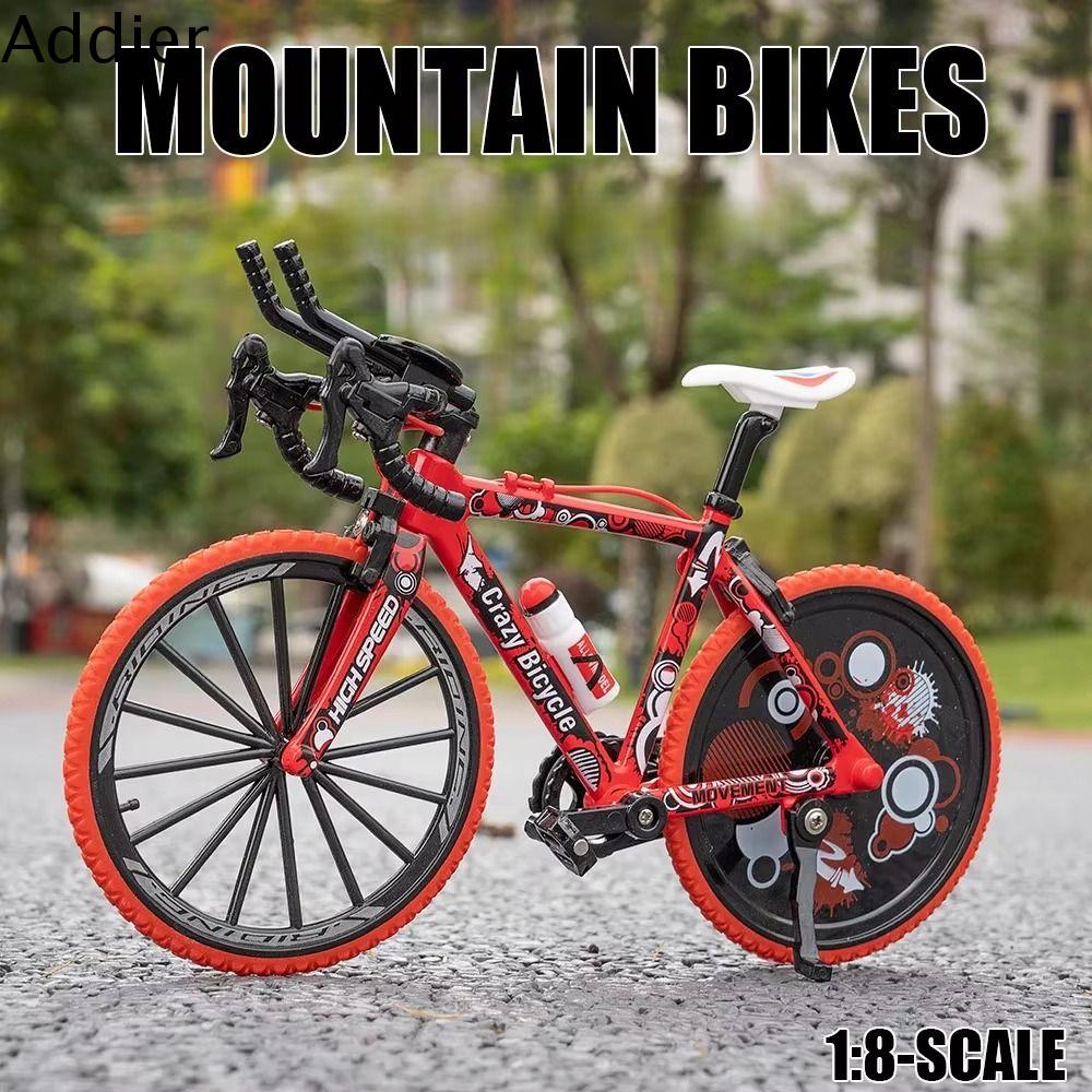 ADDIER TT Racing Đồ chơi mô hình xe đạp Đường Núi Tỷ lệ 1:8 Xe Đạp Mini ngón tay Quà sinh nhật Trang trí nhà cửa Xe đạp mô phỏng Bộ sưu tập