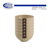 Nikko 6pcs Japanese Bowl Set 11cm Melamine Soup Rice Bowls Food Safe Tableware
