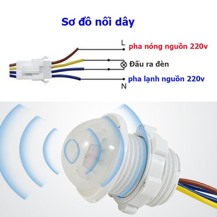 Công tắc cảm biến chuyển động hồng ngoại BT1, công tắc cảm ứng chuyển động tự động bật tắt
