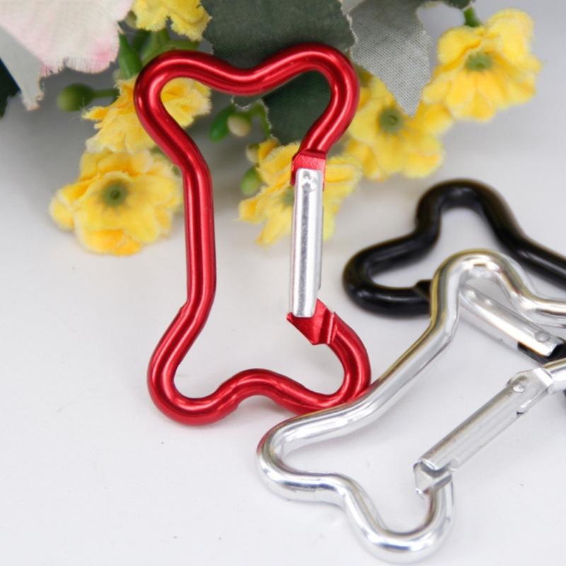 10 cái hình dạng xương aluminums Carabiners Ba Lô Móc Khóa Công Cụ đa chức năng cho leo núi ngoài trời phụ kiện