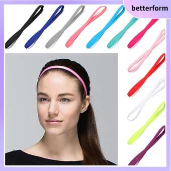 BETTERFORM Phụ kiện tóc Màu kẹo Băng đô cao su Dây buộc tóc Yoga Băng đô đàn hồi Quấn đầu Thể thao chống trượt