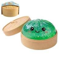 ของเล่นสุดนุ่ม Baozi ในตะกร้าไอน้ำลายกาแล็กซีที่น่ารัก-Relief ความเครียดนุ่มเด้งช้าสำหรับเด็กและผู้ใหญ่