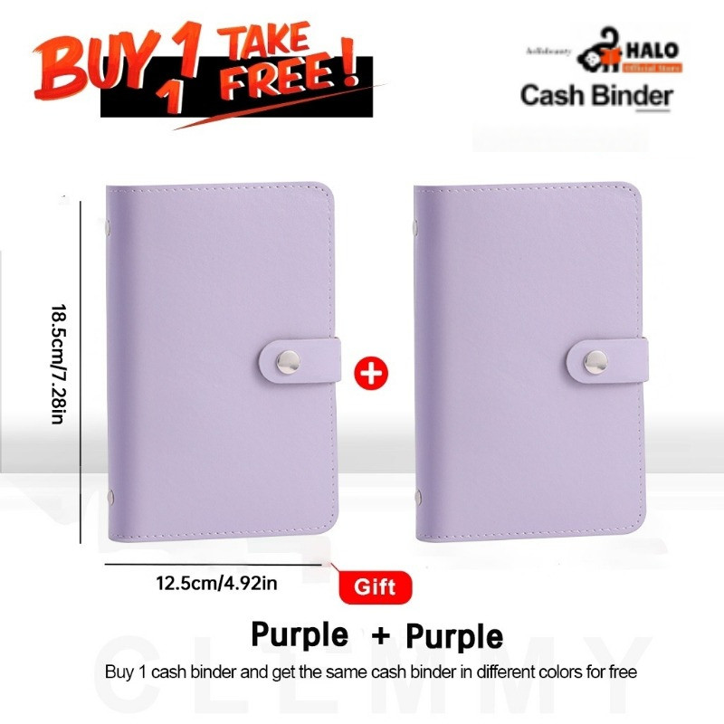 A6 100 Days Envelope Challenge Budget Binder Money Savings Notebook Cash Storage Book Money