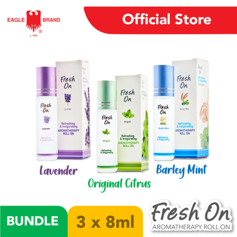 Buy 3-IN-1 BUNDLE - Fresh On Aromatherapy Roll-On 8ml Singapore