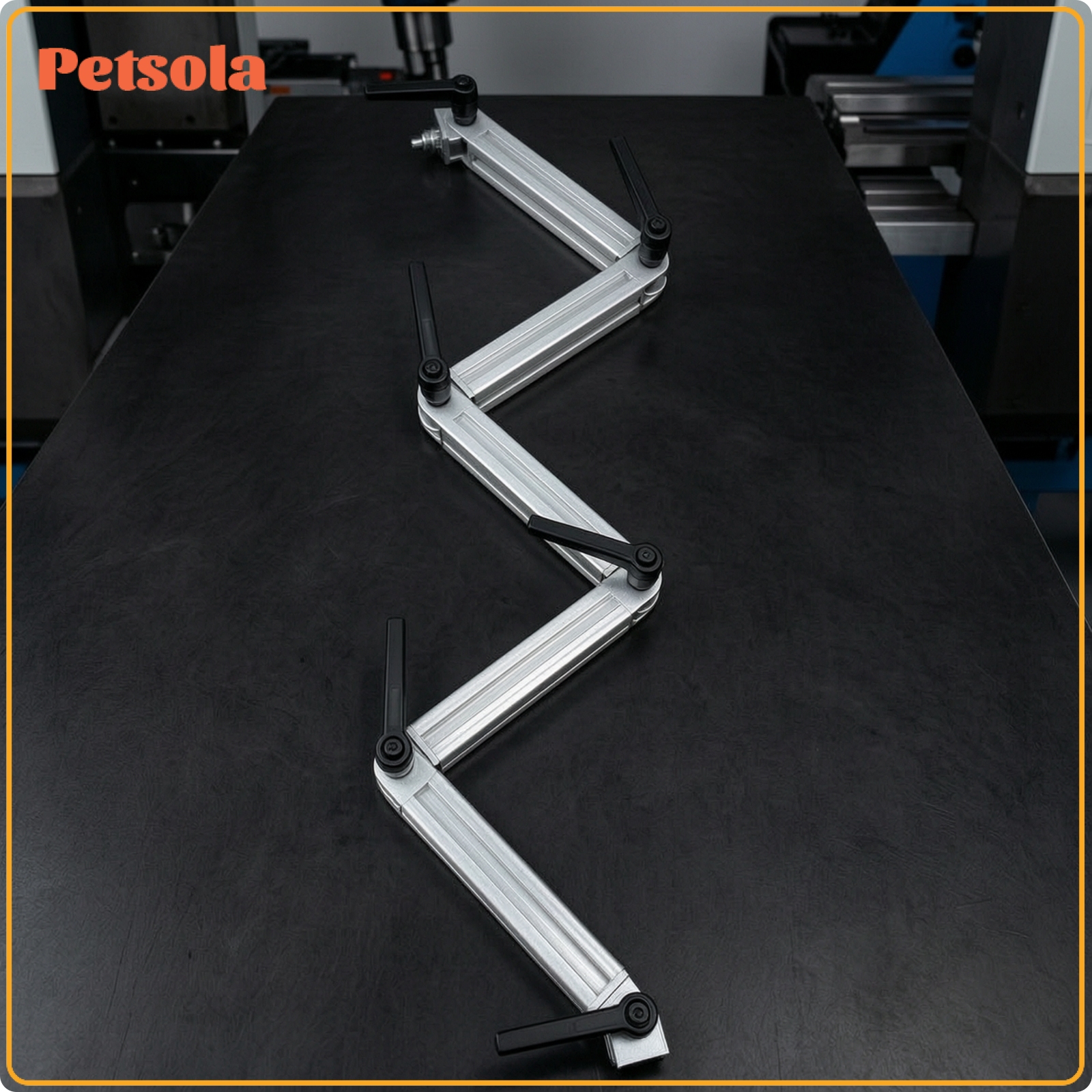 petsola 5 Pieces Lockable Adjustable Bracket with Locking Lever Extruded Connector Arm Heavy-Duty Hardware for Builders, Hobbyists, Prototyping ราคา 10,865 บาท*ส่งฟรี