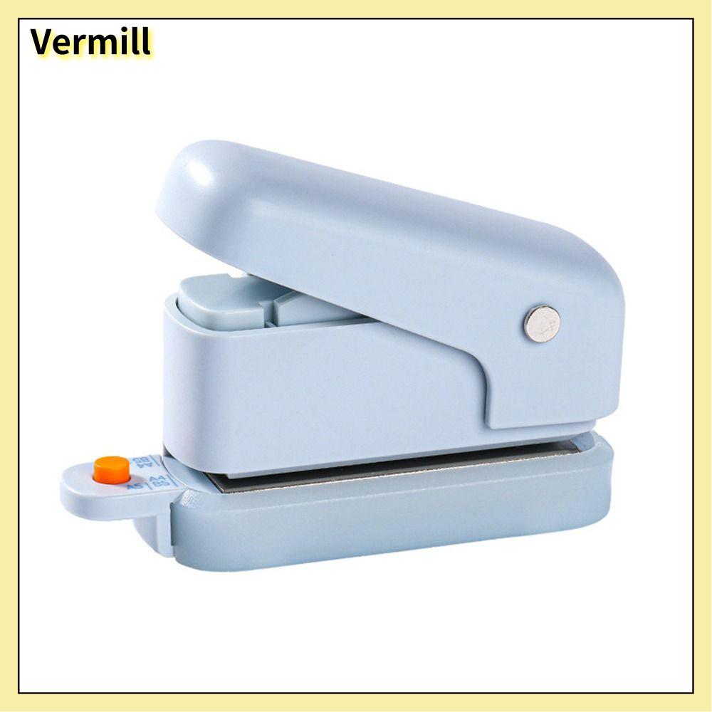 VERMILL mini Máy đục lỗ lá rời 3/6 lỗ Công cụ ràng buộc Máy đục lỗ giấy Đa chức năng Dụng cụ đục lỗ Quà tặng