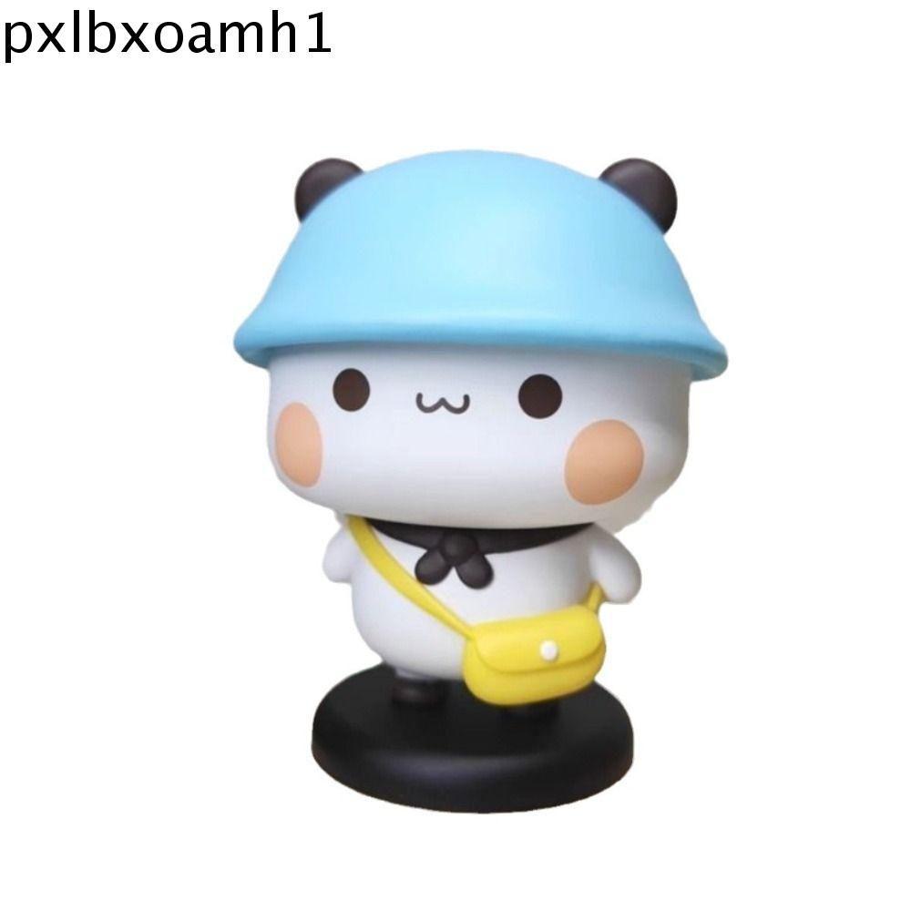 PXLBX Mô hình anime Mô hình gấu trúc Bubu DUDU Gấu trúc Gấu Búp bê hình gấu trúc Bubu DUDU Dễ thương