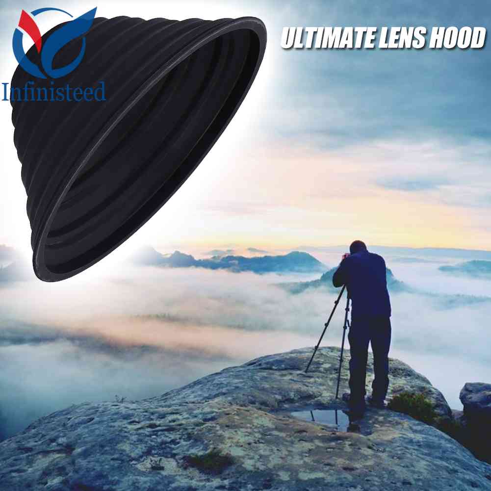 1pc Camera Lens Hood Ultimate Reflection-free Photos Videos Silicone Lens Hoods