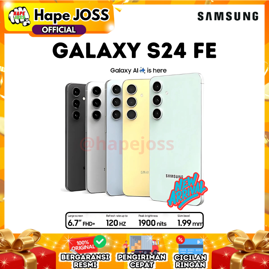 Samsung Galaxy S24 FE 5G 8/128GB NFC Garansi Resmi Giá 7,999,000 Đồng*Miễn phí vận chuyển