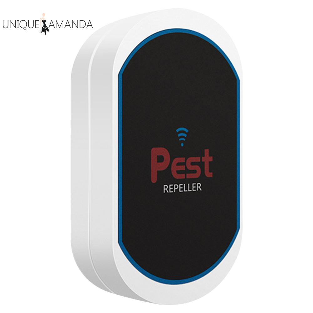 Ultrasonic Pest Repeller Electronic Pest Repeller No Noise Rat Mosquito Repellent Multifunctional for Bat Mosquito ราคา 108 บาท*ส่งฟรี