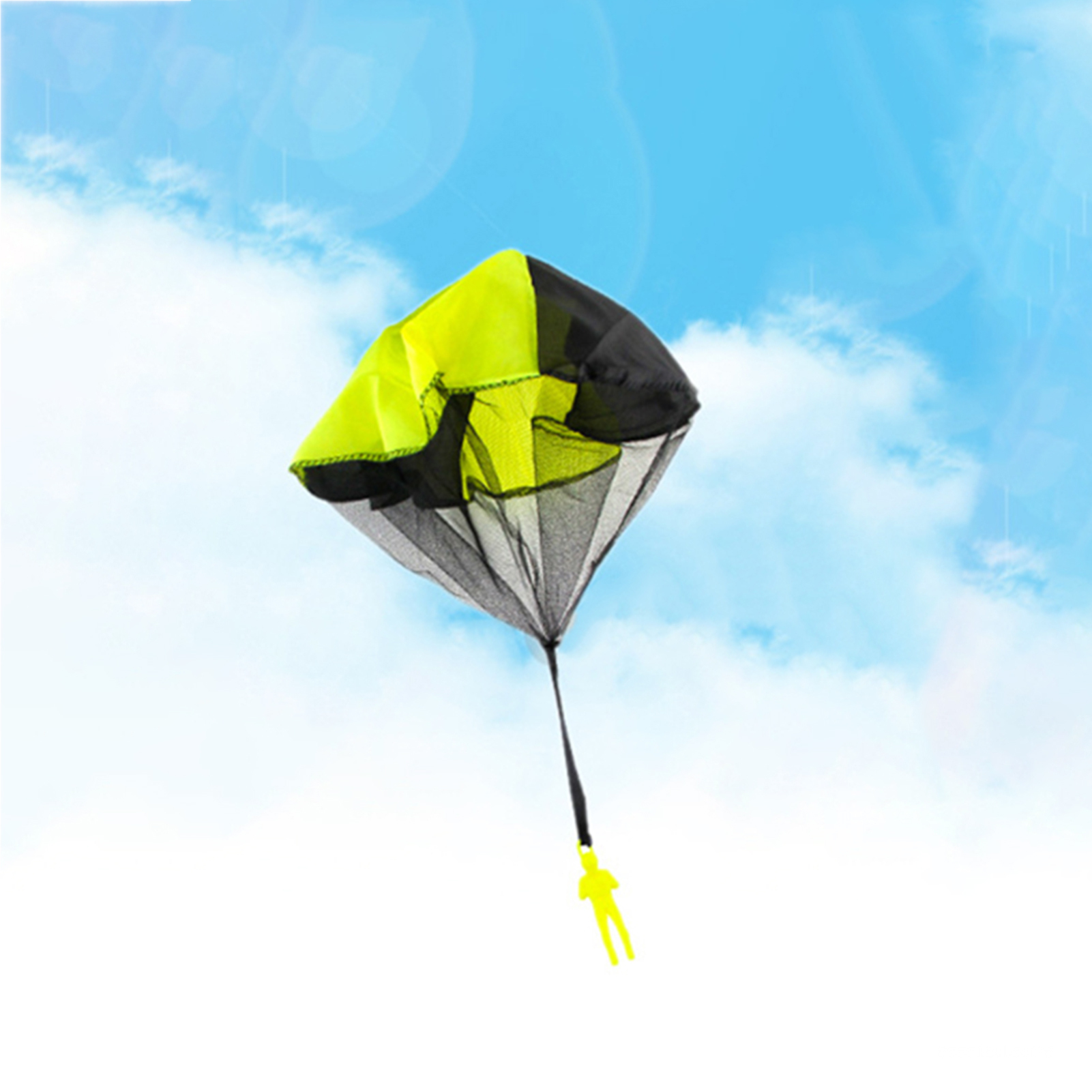 Hand-Throwing Toy Parachute Men Portable and Lightweight Outdoor Flying
