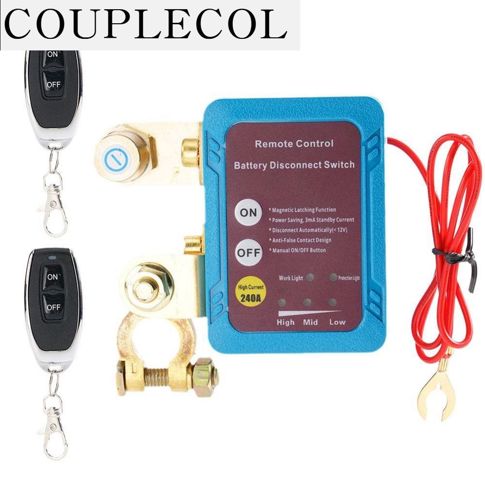 COUPLECOL 12V 240A Công tắc ngắt ắc quy ô tô Cắt nhanh Tự động tắt nguồn Công tắc ngắt điện Chất lượng cao Thiết bị đầu cuối Pin Công tắc chống rò rỉ Phụ tùng xe ô tô xe tải Giá 631,972 Đồng*Miễn phí vận chuyển