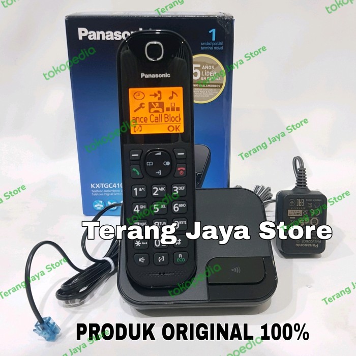 TELEPON WIRELESS PANASONIC KX-TGC410 WIRELESS PANASONIC KX-TGC410 Harga  1,022,000 Ringgit*Penghantaran Percuma
