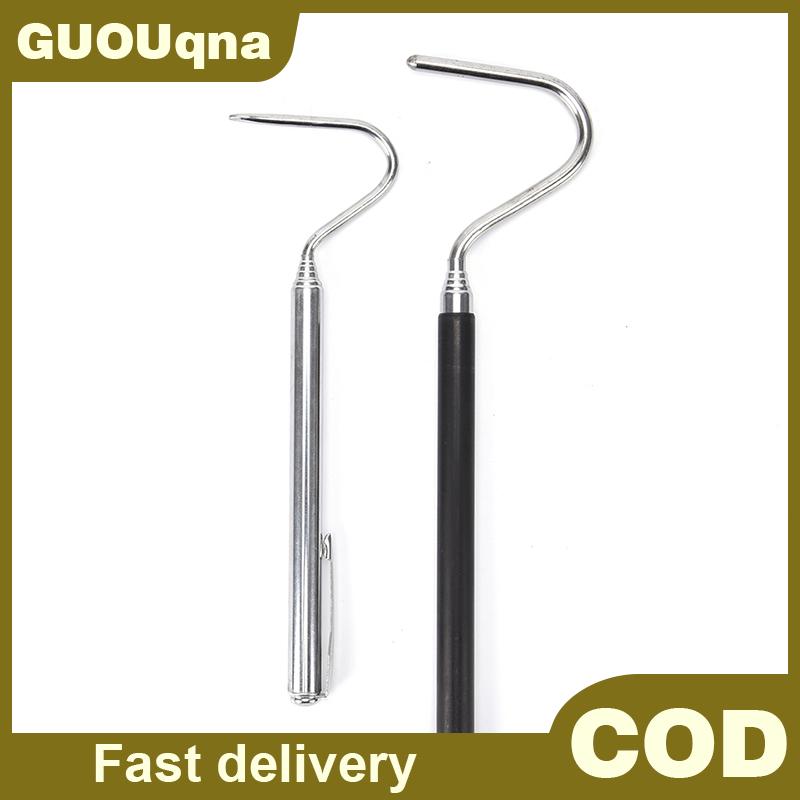 GUOUqna Pin móc có thể điều chỉnh Telescopic thép không gỉ rắn loài bò sát chụp móc