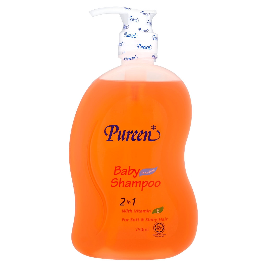 Pureen 2 In 1 Baby Shampoo 750ml