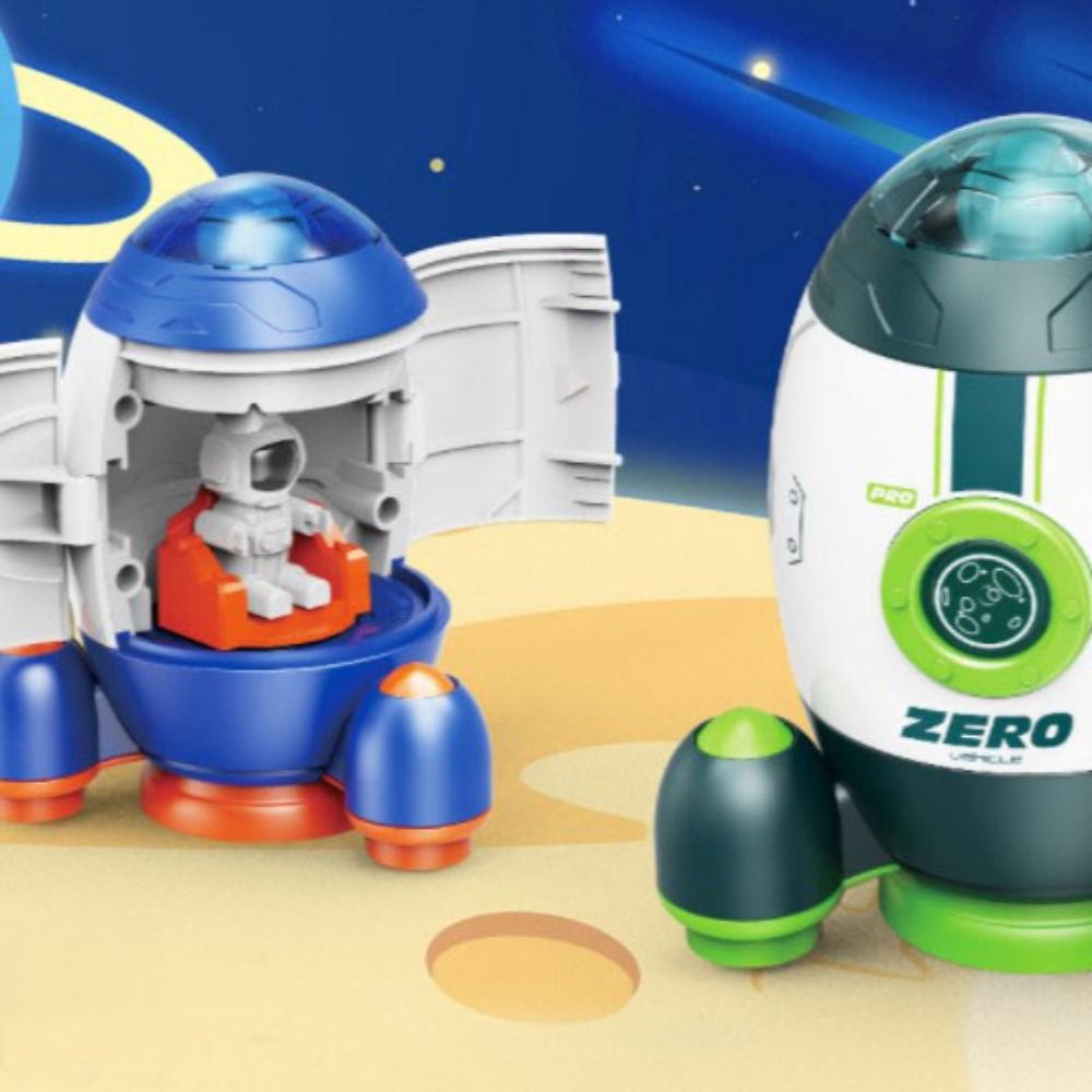 ERLUDE Space Vehicle Space Exploration Toys Detachable Spaceship Rocket