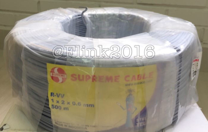 GOSEND/GRAB - KABEL TELEPON SUPREME ITC 1X2X0,6 (1 PAIR) - 500 MTR Harga  1,329,000 Ringgit*Penghantaran Percuma