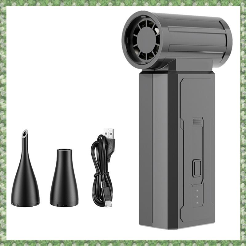 (PFUO) Mini Turbo Jet Fan Air Blower Portable Cordless Computer Keyboard Cleaner 100000RPM Brushless