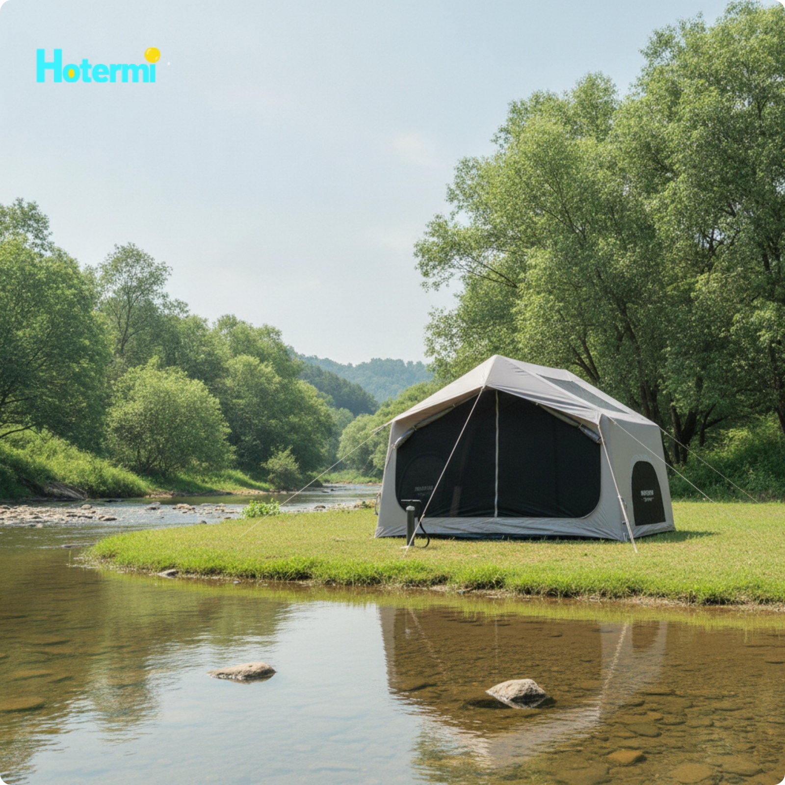 footful Quick Setup Inflatable Tent Weather-Resistant Blackout Tent Private Shelter Heat-Insulating for Families ราคา 16,599 บาท*ส่งฟรี