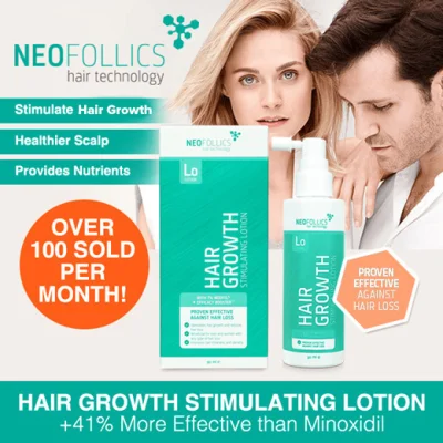 Neofollics Hair Growth Stimulating Lotion Clinically proven +41% MORE EFFECTIVE THAN MINOXIDIL
