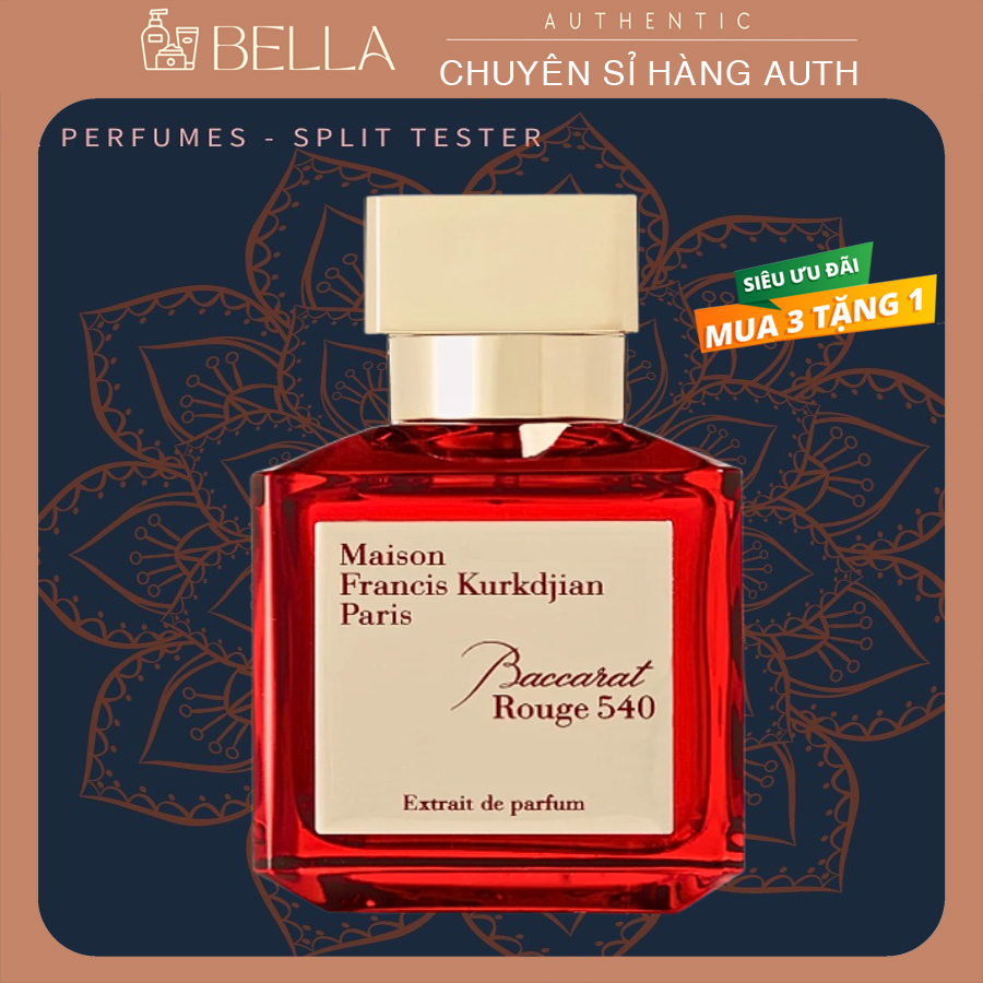 Nước hoa nữ cao cấp Maison Francis Kurkdjian Baccarat Rouge 540 Extrait de Parfum 70ml