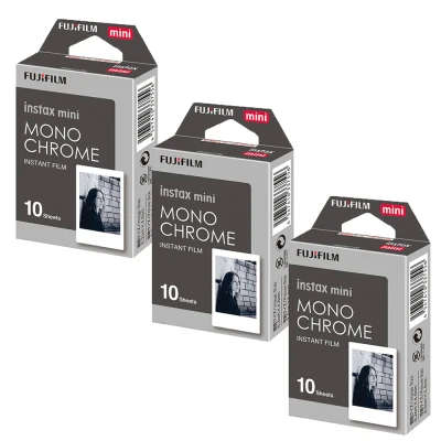 Fujifilm Instax Fuji Mini 30 Monochrome Mono Film For Fuji Instax Mini 8 9 11 7s 8 Plus 25 50s 70 90 SP-2 Mini Link