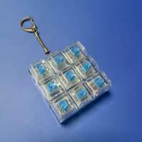 JOYNCLEON Móc khóa bàn phím cơ mini giúp giảm căng thẳng-đồ chơi thư giãn thú vị để giải tỏa trên bàn làm việc và chơi có chủ ý