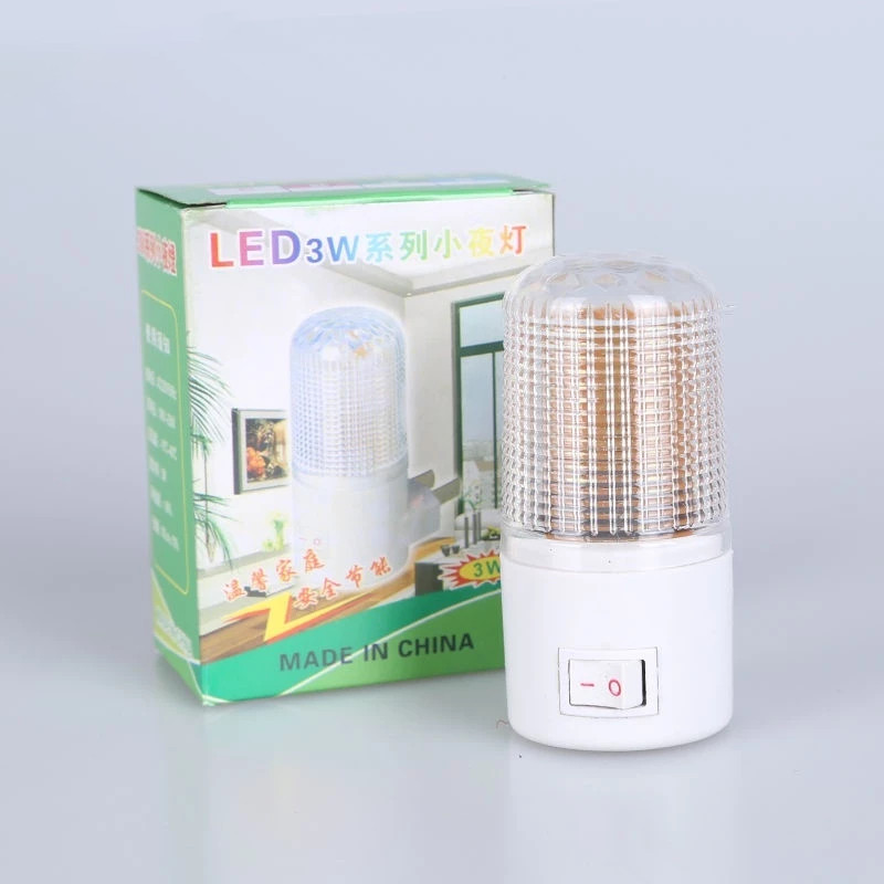 SupreFire LED Wall Mounting Bedroom Home Living Room Night Lamp Licht Light Plug Lighting Bulb