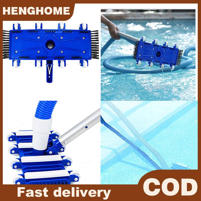 HENGHOME 2ชิ้นหัวสุญญากาศด้ามจับเปลี่ยนได้สำหรับสระว่ายน้ำทำความสะอาดที่หนีบรูปตัววี ราคา 55 บาท*ส่งฟรี