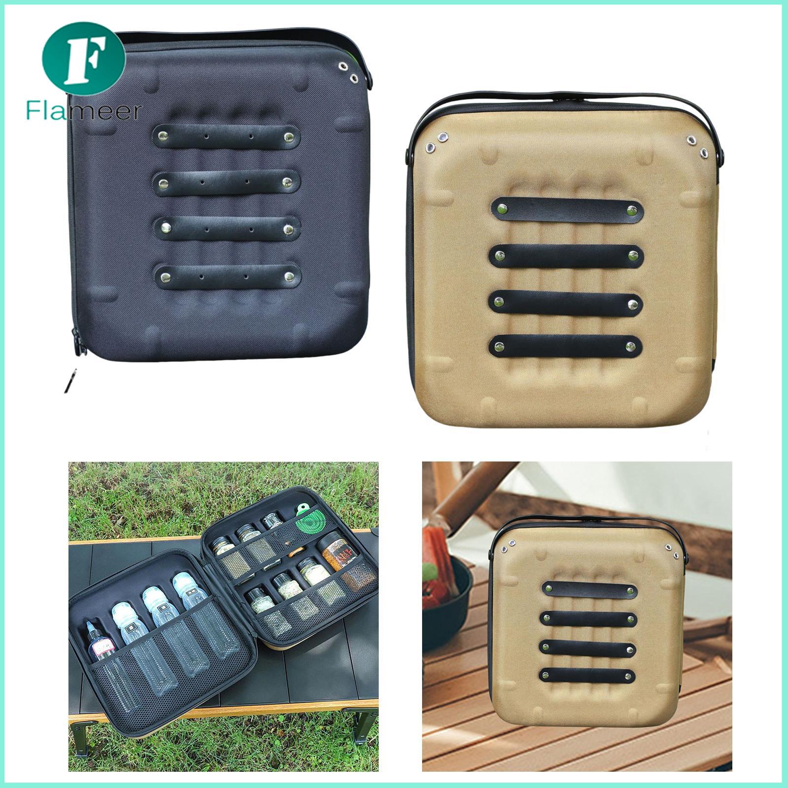 Outdoor Water Bottle Storage Bag Camping Seasoning Storage Bag EVA Large Capacity Cooking Utensil Holder for Camping Outdoor ราคา 2,563 บาท*ส่งฟรี