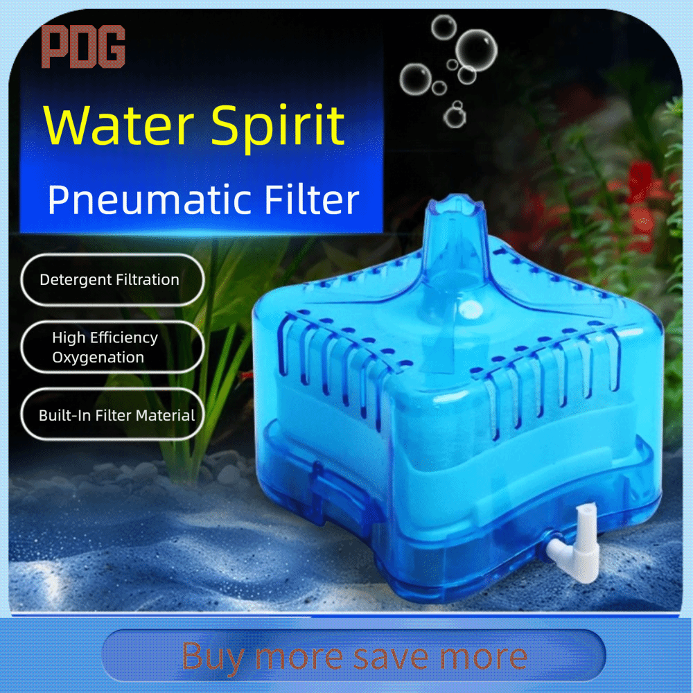 PDG Nhựa Bộ lọc bọt chìm Đen Không có tiếng ồn Bộ lọc bọt biển Thiết bị Hấp thụ bụi bẩn Thiết bị bể cá Bể cá