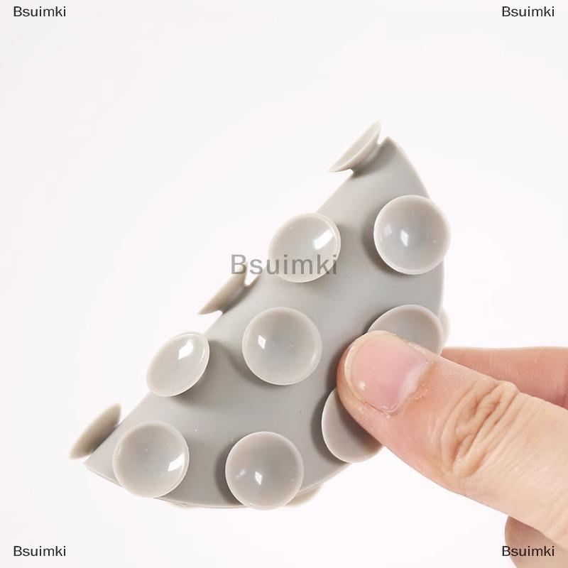 [COD] Bsuimki 1 5 cái bình chống lật đổ nhãn dán Silicone hút cốc nhãn dán hai mặt dễ dàng tuân thủ, ngăn chặn gõ trên bình cố định nhãn dán